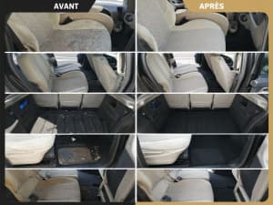 Comparatif avant et après du nettoyage d’un Renault Scénic